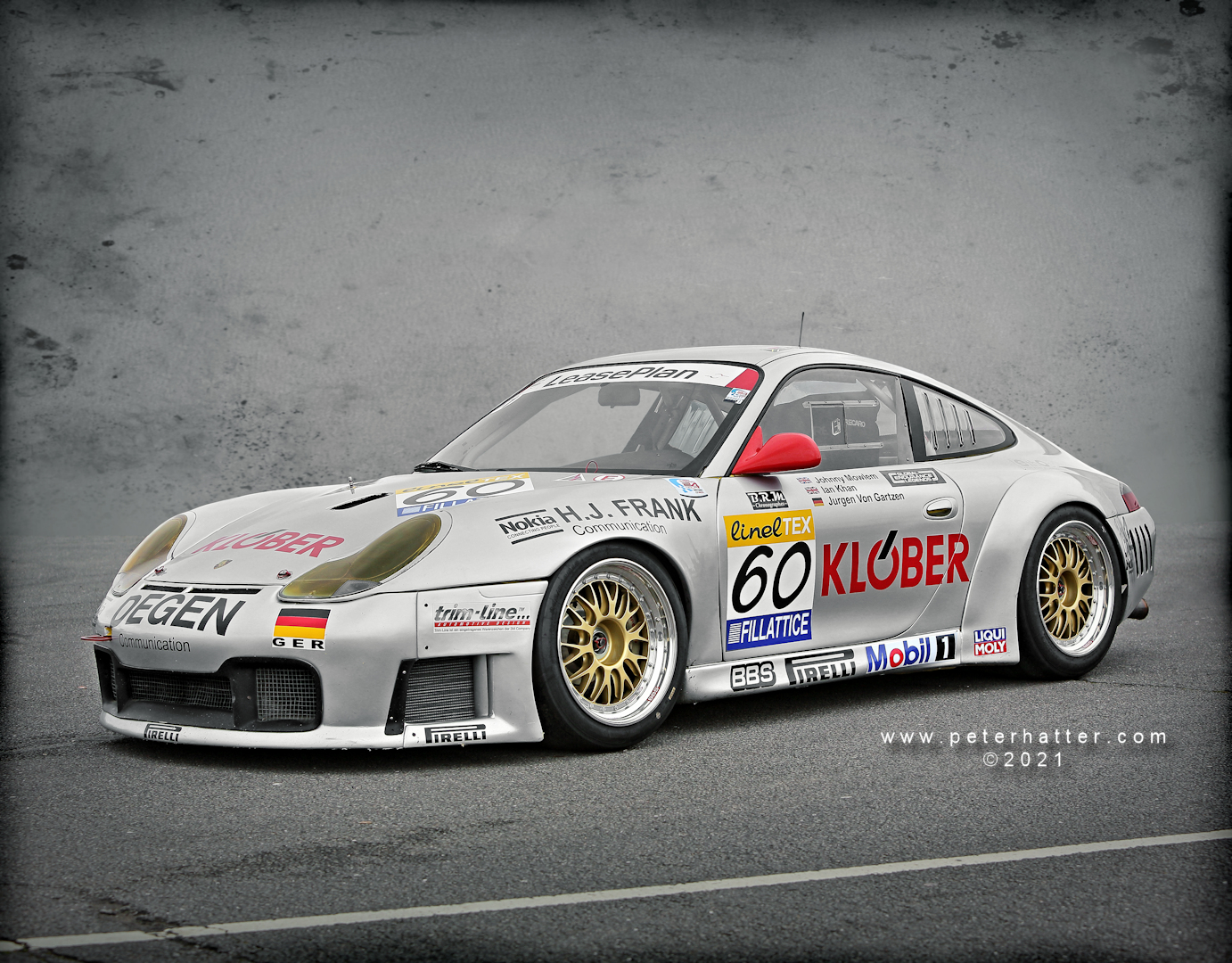 Artwork featuring a Porsche 911 996 GT3RS.