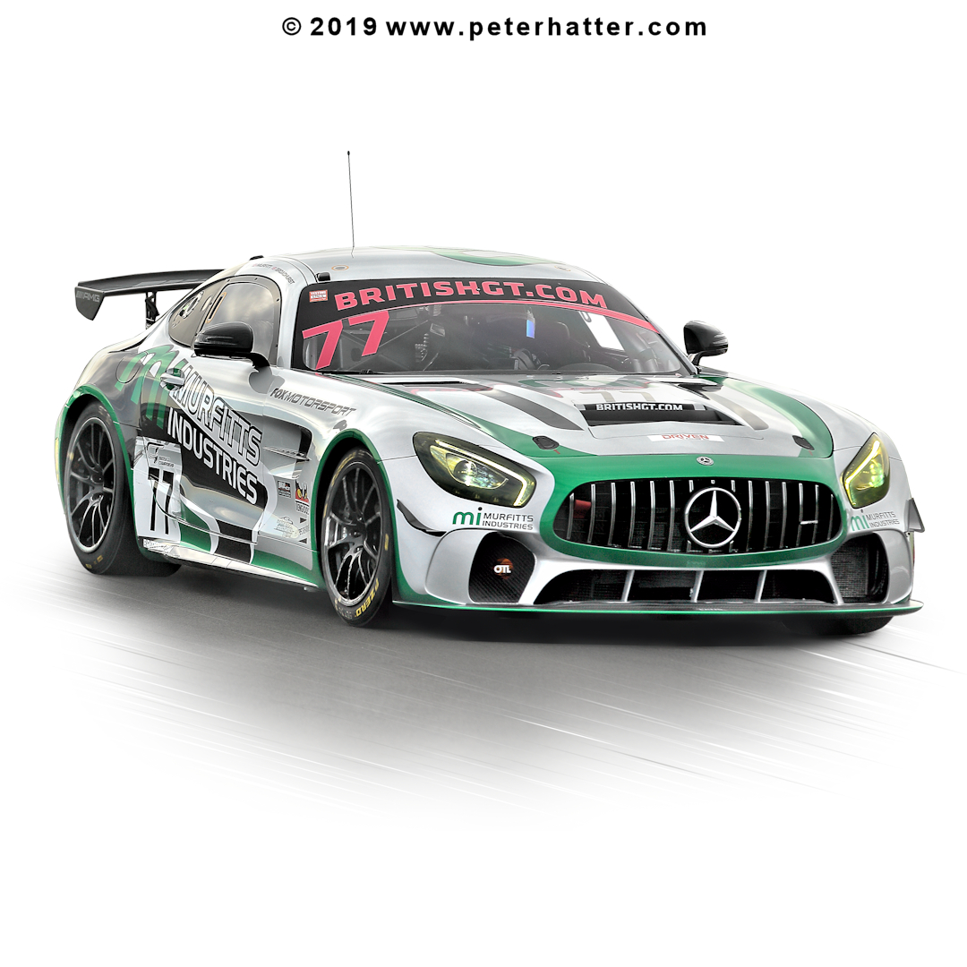 AMG Mercedes from the British GT series.