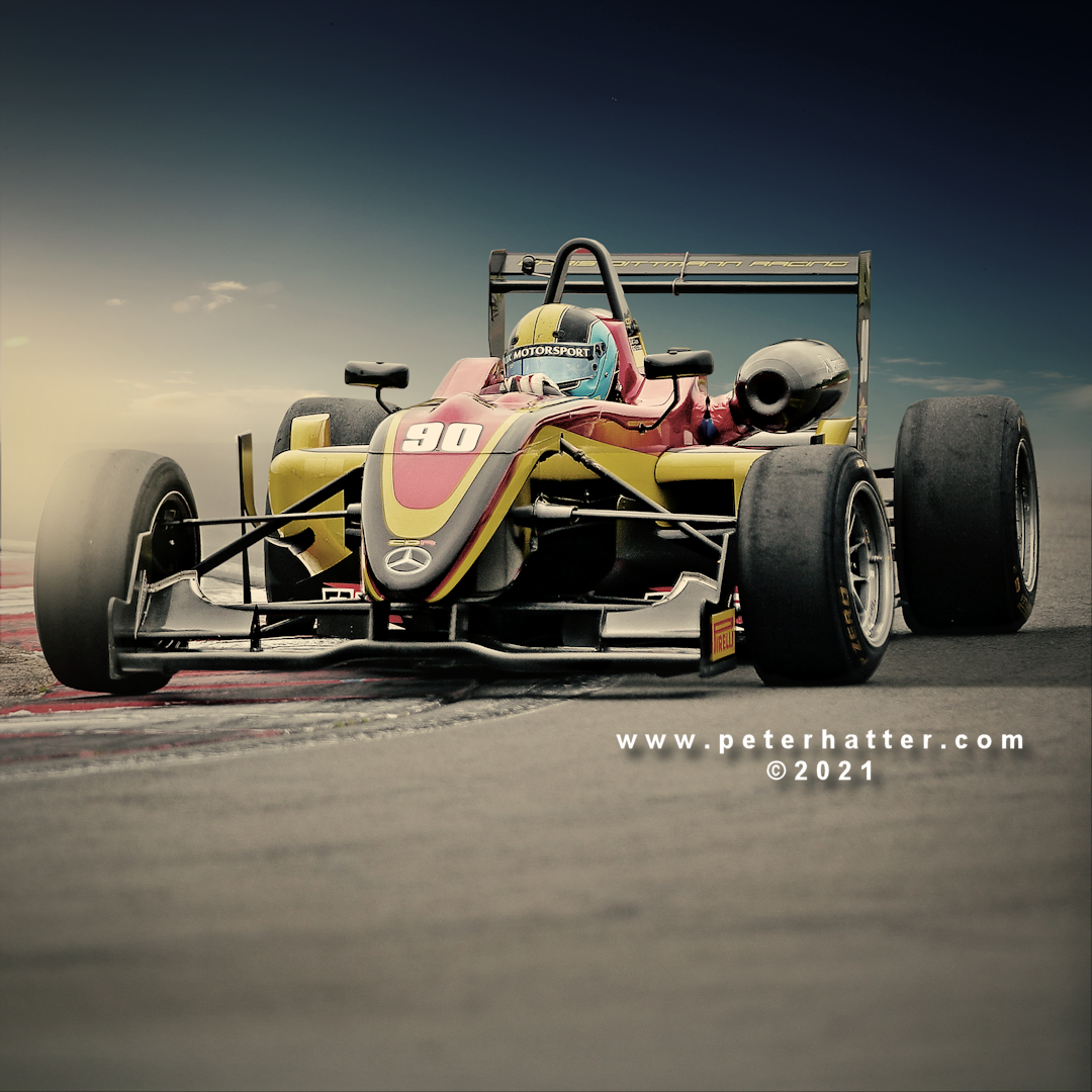 Alex Fores testing with Chris Dittmann for the F3 Cup at Donington Park 2020.