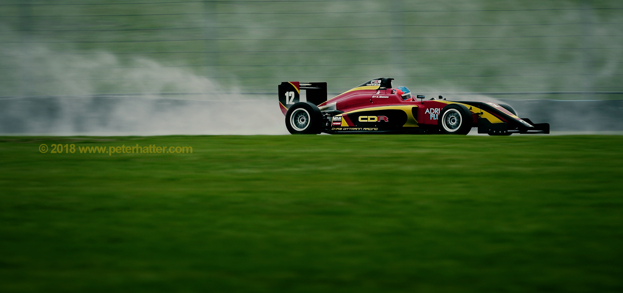 F3 testing in the spray and rain