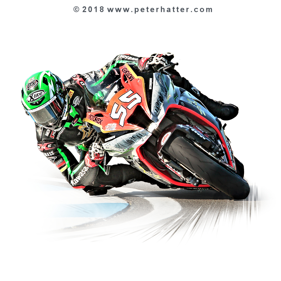Illia Mykhalchyk racing in superstock1000.