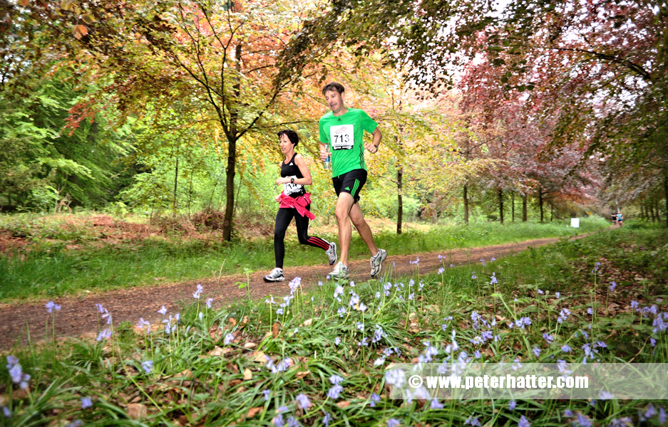 Sports photography example of sport in the landscape.
