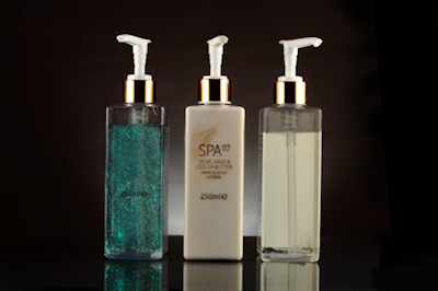 Liquid_bottles. Product photography example.